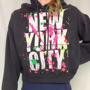 New York City Splatter Hoodie
